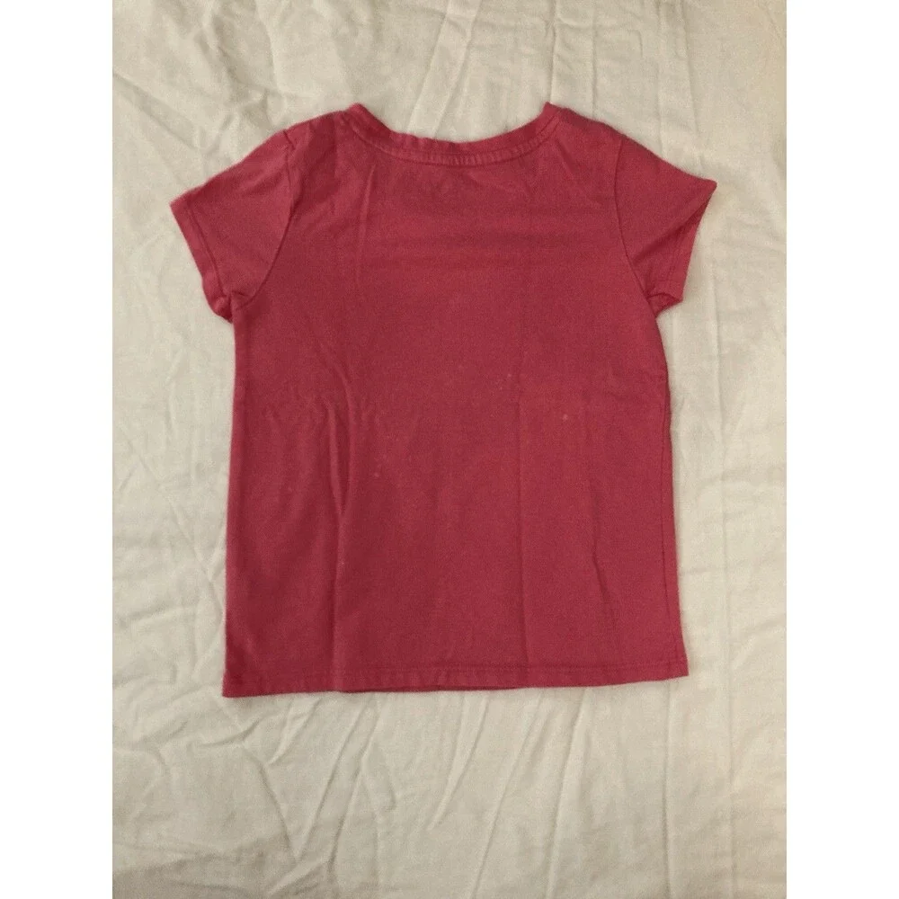 5T Cat & Jack girls clothes - 1 piece T shirt | pink, heart and flowers theme